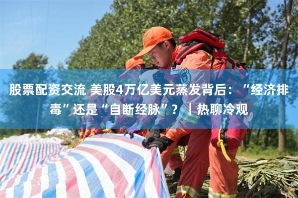 股票配资交流 美股4万亿美元蒸发背后：“经济排毒”还是“自断经脉”？｜热聊冷观